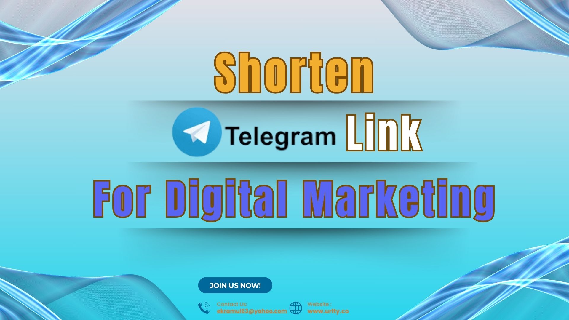 Shorten telegram link for Digital Marketing  